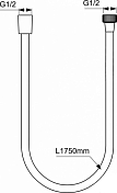 Душевой шланг Ideal Standard IdealRain A4109XG , изображение 2