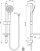 Душевой комплект Ideal Standard Ceraflex BD001AA , изображение 10