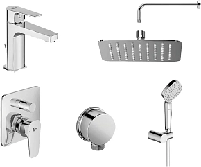 Фото Душевой комплект Ideal Standard Esla BD002XC с внутренней частью