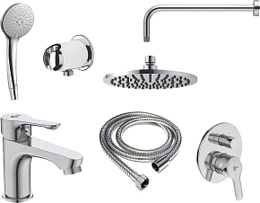 Фото Душевой комплект Ideal Standard Alpha BD003AA с внутренней частью