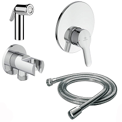 Фото Гигиенический душ Ideal Standard IdealSpray BD125AA со смесителем, с внутренней частью