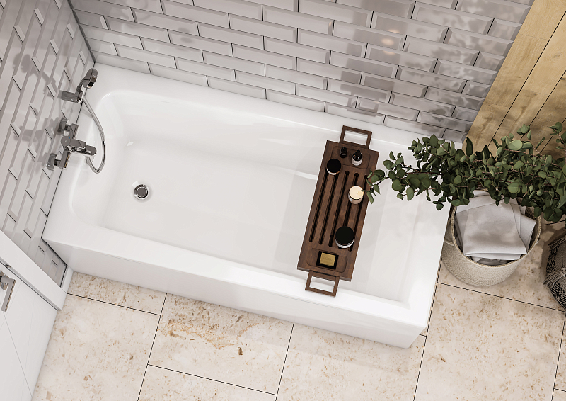 Акриловая ванна Roca Elba 170x75 , изображение 4