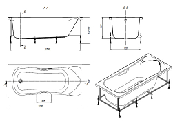 Изображение Акриловая ванна Roca BeCool 170x80 Акриловая ванна Roca BeCool 170x80 , изображение 13
