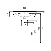 Пьедестал для раковины Ideal Standard Tempo T422901 , изображение 4