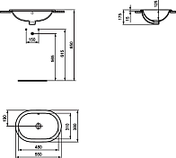 Раковина Ideal Standard Connect E504701 55 см , изображение 3