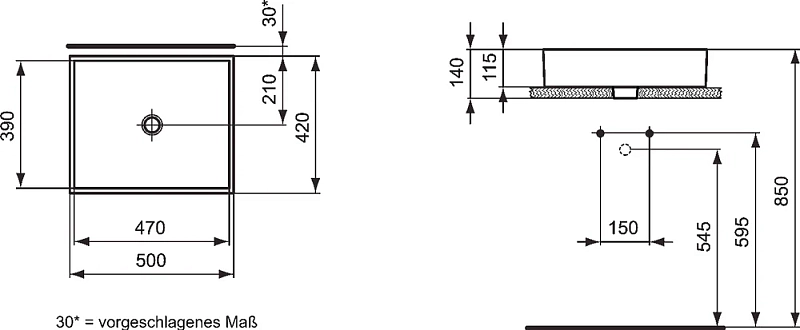 Раковина Ideal Standard Strada K077601 50 см , изображение 5
