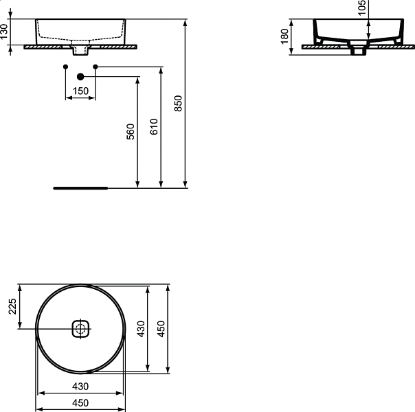 Раковина Ideal Standard Strada II T295901 45 см , изображение 3