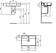 Раковина Ideal Standard Strada II T300001 60 см , изображение 2