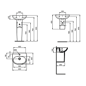 Раковина Ideal Standard Tesi 45 T352401 , изображение 3