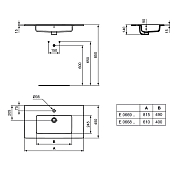 Раковина Ideal Standard Tempo Vanity E066901  60 см , изображение 5