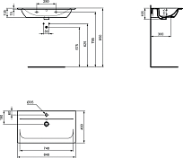 Раковина Ideal Standard Connect Air Vanity E027901 80 см , изображение 4