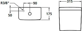 Фото Бачок для унитаза Ideal Standard Connect E797001