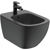 Изображение Биде подвесное Ideal Standard Tesi T3552V3 черный матовый Биде подвесное Ideal Standard Tesi T3552V3 черный матовый , изображение 2