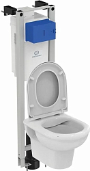 Фото Комплект Ideal Standard Exacto X022601 (подвесной унитаз + инсталляция + сиденье)