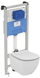 Фото Комплект Ideal Standard Tesi AquaBlade T386801 (подвесной унитаз + инсталляция + сиденье)