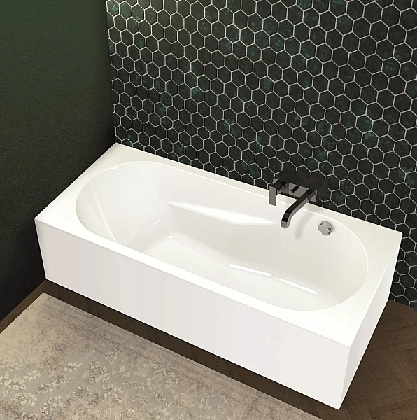 Акриловая ванна Riho Bathtubs Lazy 170х75 L , изображение 3