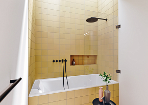 Фото Акриловая ванна Riho Still Shower led 180х80