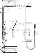 Изображение Душевая панель Hansgrohe Raindance 27008400 Душевая панель Hansgrohe Raindance 27008400 , изображение 8