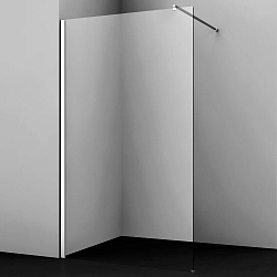 Фото Душевая перегородка Wasserkraft Rossel 28W 90 см, профиль хром