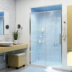 Фото Душевая дверь в нишу Wasserkraft Dinkel 58R31 140 см
