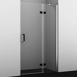 Фото Душевая дверь в нишу Wasserkraft Aller 10H05RB black matt, 120 см