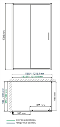 Фото Душевой уголок Wasserkraft Main 41S10 120х100