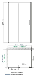 Фото Душевой уголок Wasserkraft Main 41S06 120х80