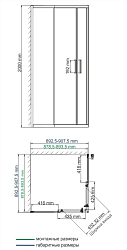 Фото Душевой уголок Wasserkraft Main 41S03M 90x90