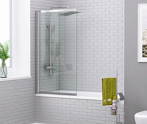 Фото Шторка на ванну Wasserkraft Main 41S02-100WS 100х140 см