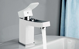 Смеситель Wasserkraft Aller 1063WHITE для раковины , изображение 2