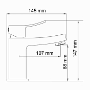 Изображение Смеситель Wasserkraft Aller 1064 для раковины Смеситель Wasserkraft Aller 1064 для раковины , изображение 6