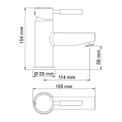 Изображение Смеситель Wasserkraft Main 4103 для раковины Смеситель Wasserkraft Main 4103 для раковины , изображение 5