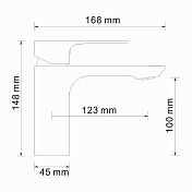 Изображение Смеситель Wasserkraft Dinkel 5803 для раковины Смеситель Wasserkraft Dinkel 5803 для раковины , изображение 4