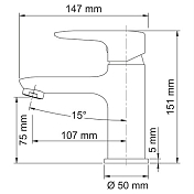 Изображение Смеситель Wasserkraft Vils 5603 для раковины Смеситель Wasserkraft Vils 5603 для раковины , изображение 4