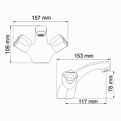 Смеситель Wasserkraft Amper 2903 для раковины , изображение 13