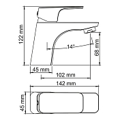 Изображение Смеситель Wasserkraft Salm 2703 для раковины Смеситель Wasserkraft Salm 2703 для раковины , изображение 4