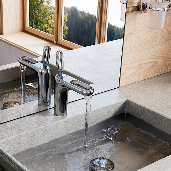 Смеситель Wasserkraft Kammel 1803 для раковины , изображение 3