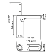 Изображение Смеситель Wasserkraft Kammel 1803 для раковины Смеситель Wasserkraft Kammel 1803 для раковины , изображение 6