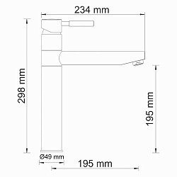 Фото Смеситель Wasserkraft Main 4107 для кухонной мойки