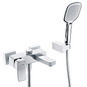 Смеситель Wasserkraft Aller 1061WHITE для ванны с душем , изображение 1