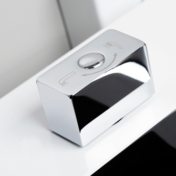 Смеситель Wasserkraft Aller 1061WHITE для ванны с душем , изображение 3