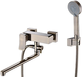 Фото Смеситель Wasserkraft Exter 1602L для ванны с душем, светлая бронза