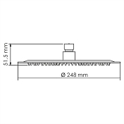 Верхний душ Wasserkraft Wern A121 , изображение 4