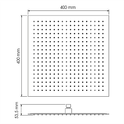 Фото Верхний душ Wasserkraft A119