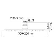 Изображение Верхний душ Wasserkraft A069 Верхний душ Wasserkraft A069 , изображение 3
