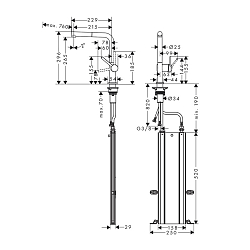 Фото Смеситель Hansgrohe Talis 72809000 для кухонной мойки