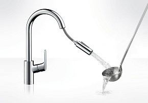 Фото Смеситель Hansgrohe Focus 31815000 для кухонной мойки