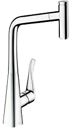 Фото Смеситель Hansgrohe Metris Select 14884000 для кухонной мойки