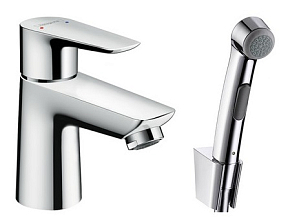 Фото Смеситель Hansgrohe Talis E 71729000 для раковины с гигиеническим душем