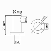 Изображение Шланговое подключение Wasserkraft A021 Шланговое подключение Wasserkraft A021 , изображение 2